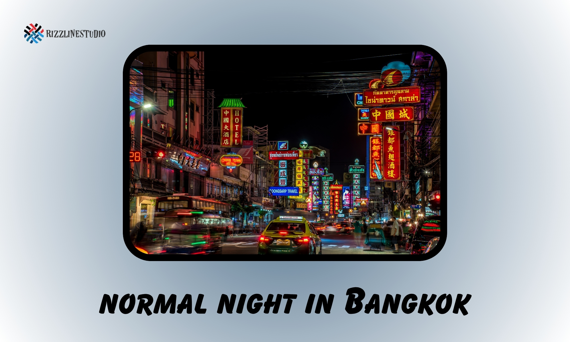 normal night in Bangkok